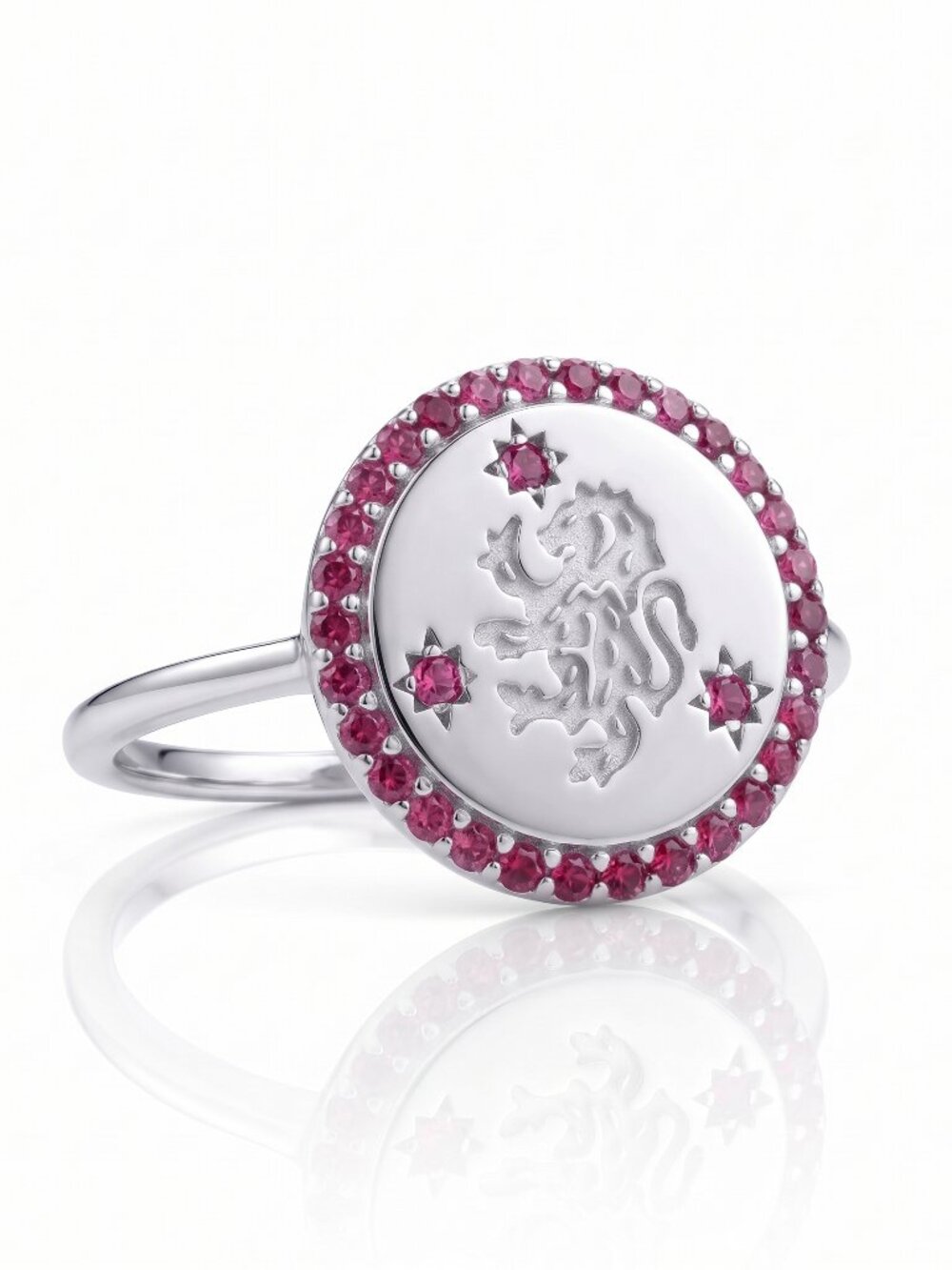 Harry Potter Hogwarts Pride Gryffindor ring, 925 Sterling Silver